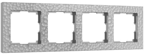 Рамка универсальная Werkel Hammer 4-м. серебро картинка